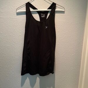 Black, fit athletic tank top